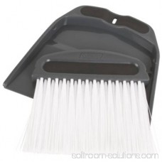 Coleman Whisk Broom with Dustpan, Black, Plastic 570417197